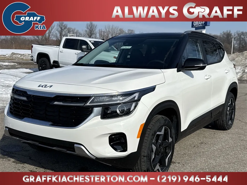 White 2026 Kia Seltos S for sale in Burns Harbor, IN