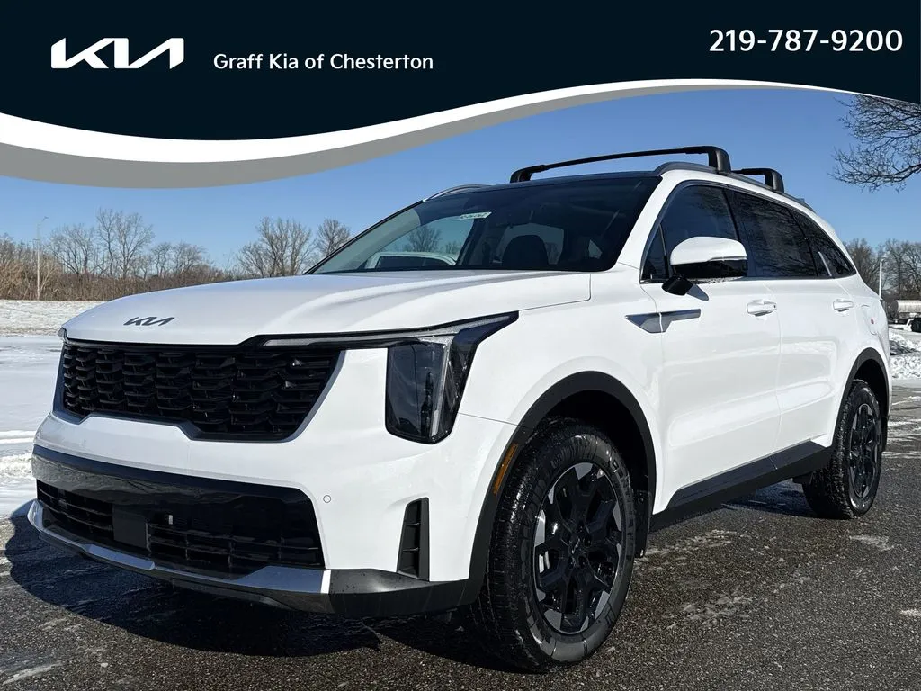 White 2026 Kia Sorento S for sale in Burns Harbor, IN