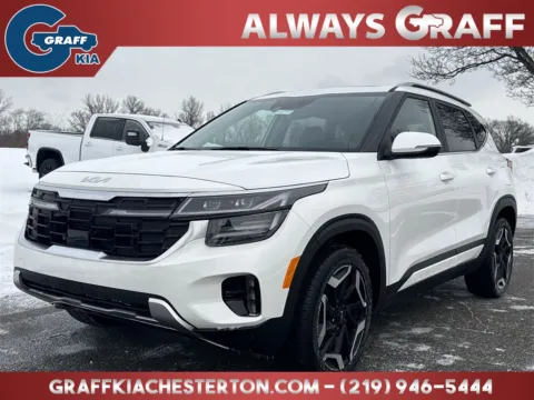 White 2026 Kia Seltos SX for sale in Burns Harbor, IN