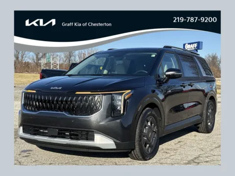 Gray 2026 Kia Carnival Hybrid EX for sale in Burns Harbor, IN