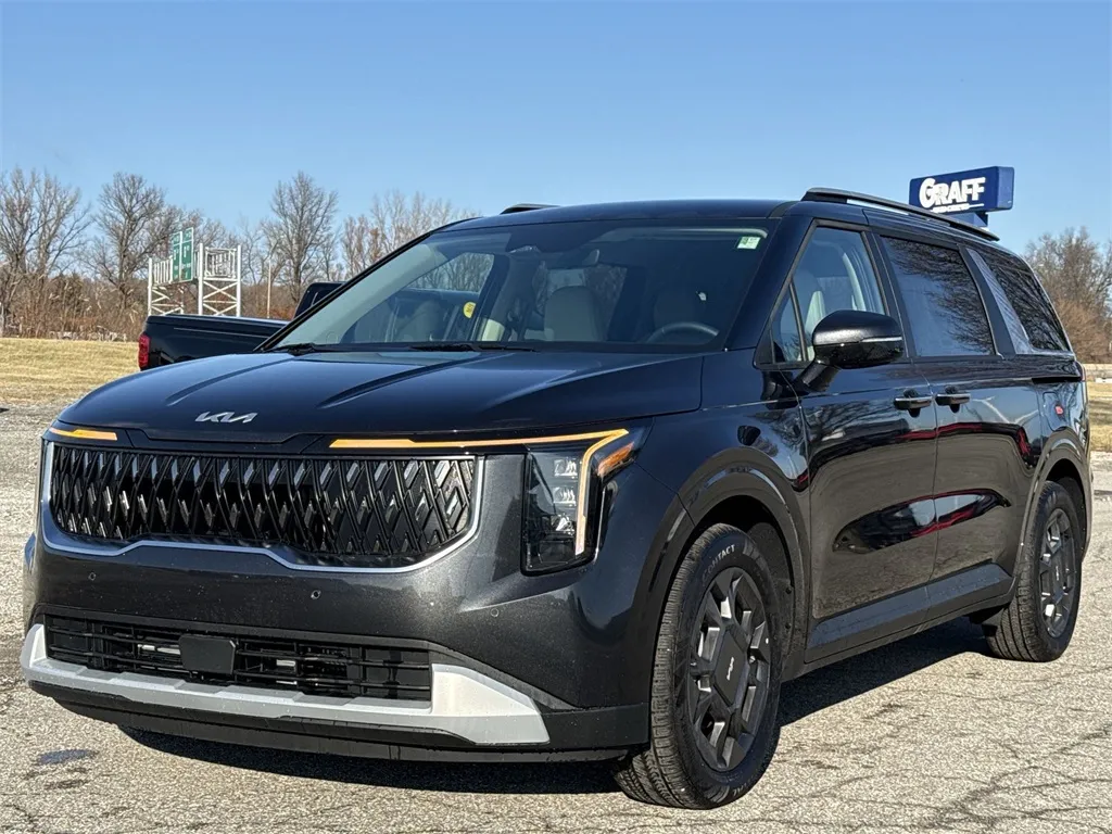 Gray 2026 Kia Carnival Hybrid EX for sale in Burns Harbor, IN