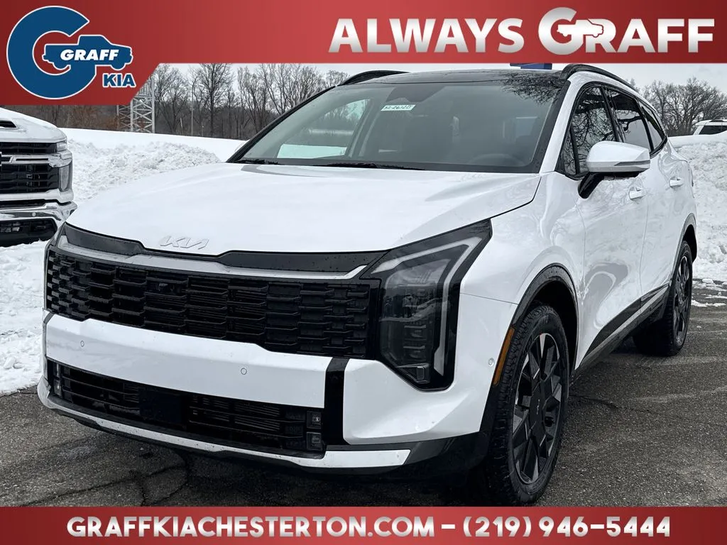 White 2026 Kia Sportage SX-Prestige for sale in Burns Harbor, IN