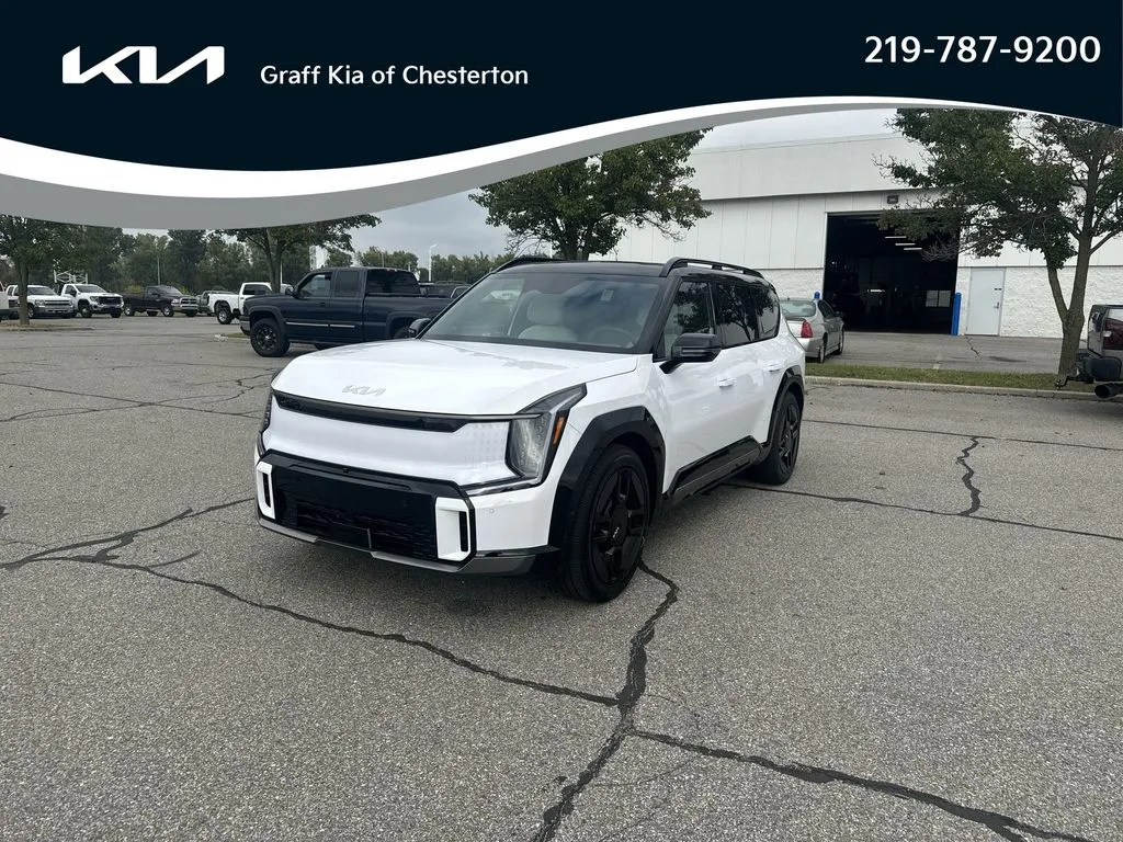 White 2026 Kia EV9 GT-Line for sale in Burns Harbor, IN