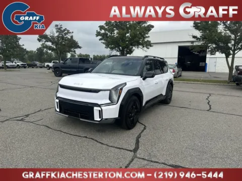 White 2026 Kia EV9 GT-Line for sale in Burns Harbor, IN