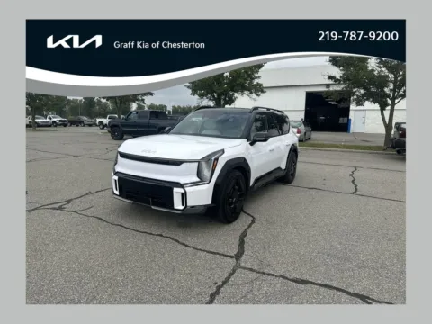 White 2026 Kia EV9 GT-Line for sale in Burns Harbor, IN