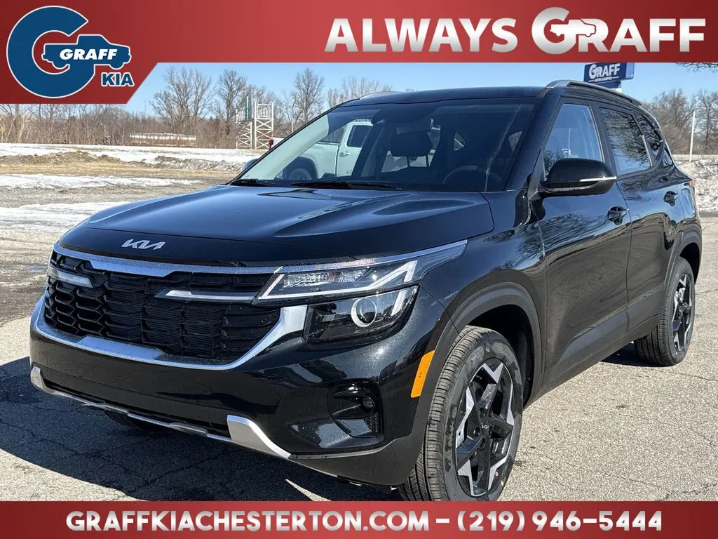 Black 2026 Kia Seltos S for sale in Burns Harbor, IN