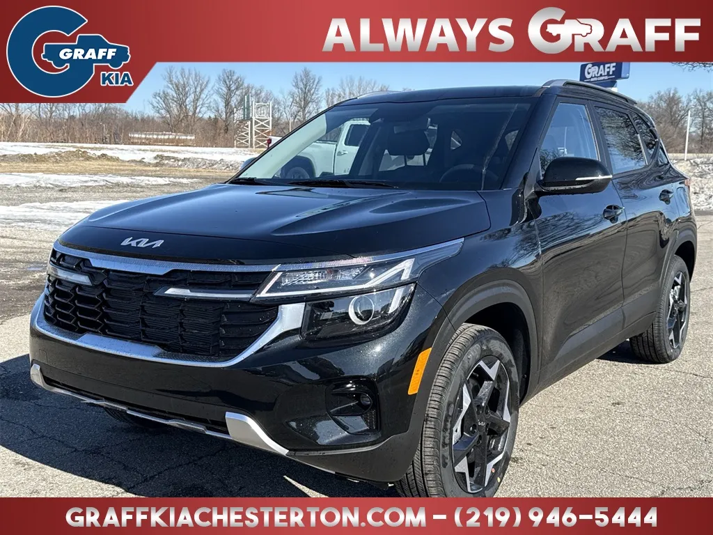 Black 2026 Kia Seltos S for sale in Burns Harbor, IN