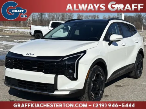 White 2026 Kia Sportage Hybrid EX for sale in Burns Harbor, IN