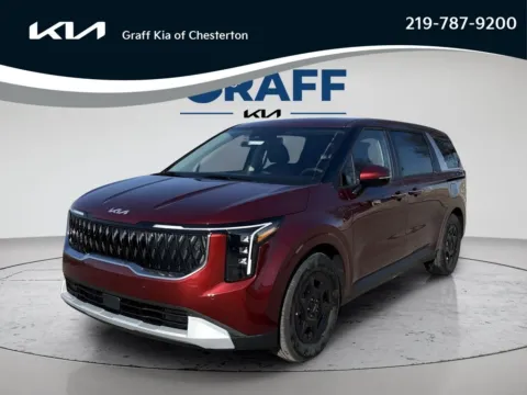 Red 2026 Kia Carnival LXS for sale in Burns Harbor, IN