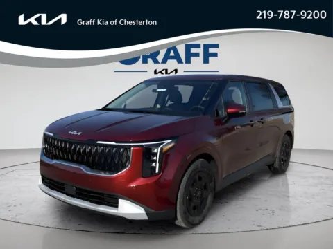 Red 2026 Kia Carnival LXS for sale in Burns Harbor, IN