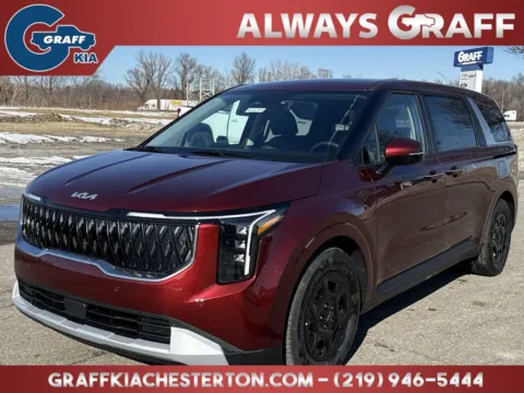 Red 2026 Kia Carnival LXS for sale in Burns Harbor, IN