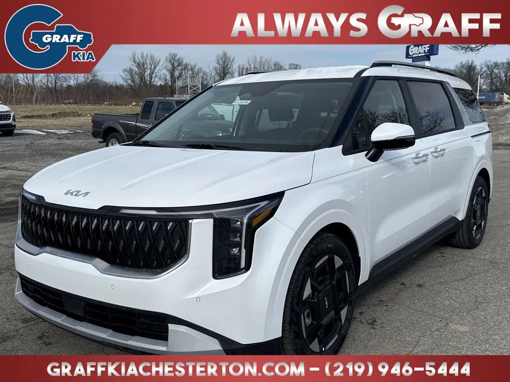 White 2026 Kia Carnival EX for sale in Burns Harbor, IN