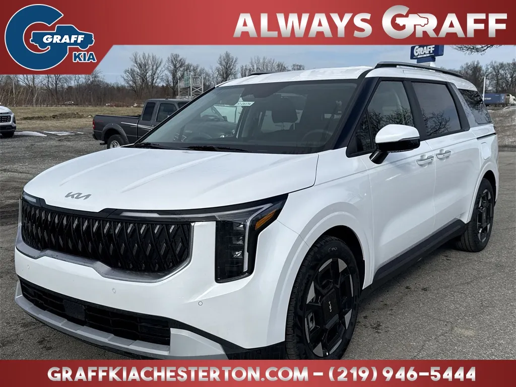 White 2026 Kia Carnival EX for sale in Burns Harbor, IN