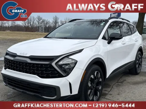 White 2023 Kia Sportage X-Line for sale in Burns Harbor, IN