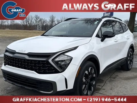 White 2023 Kia Sportage X-Line for sale in Burns Harbor, IN
