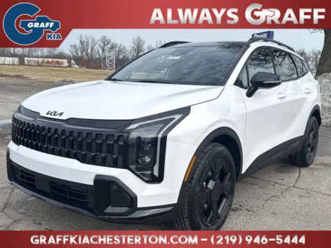 White 2026 Kia Sportage X-Line for sale in Burns Harbor, IN