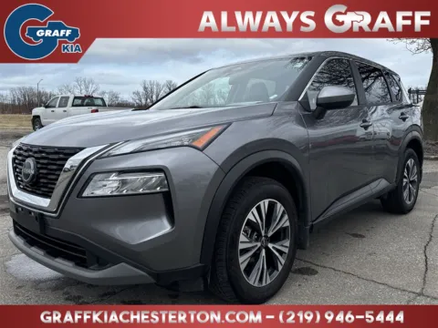 Gray 2023 Nissan Rogue SV for sale in Burns Harbor, IN