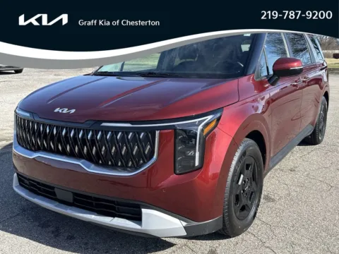 Red 2025 Kia Carnival LXS for sale in Burns Harbor, IN