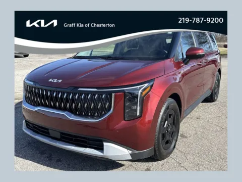 Red 2025 Kia Carnival LXS for sale in Burns Harbor, IN