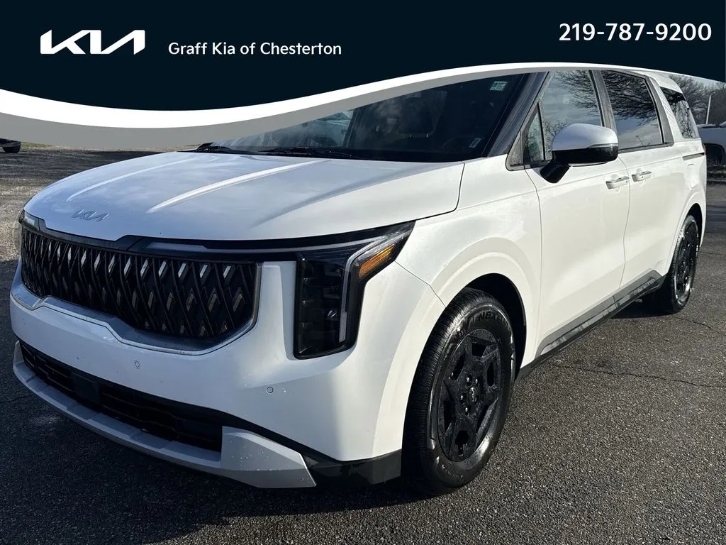 White 2025 Kia Carnival LXS for sale in Burns Harbor, IN