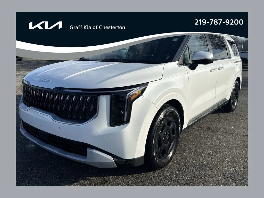 White 2025 Kia Carnival LXS for sale in Burns Harbor, IN