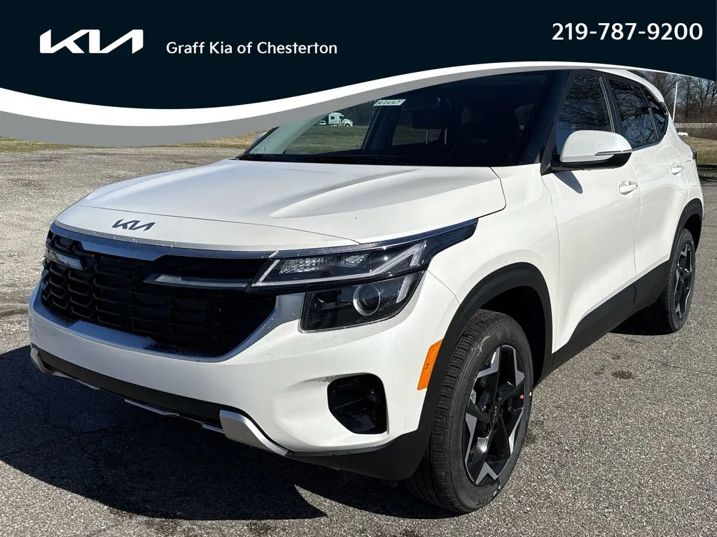 White 2026 Kia Seltos EX for sale in Burns Harbor, IN