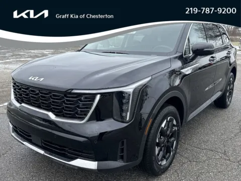 Black 2026 Kia Sorento S for sale in Burns Harbor, IN