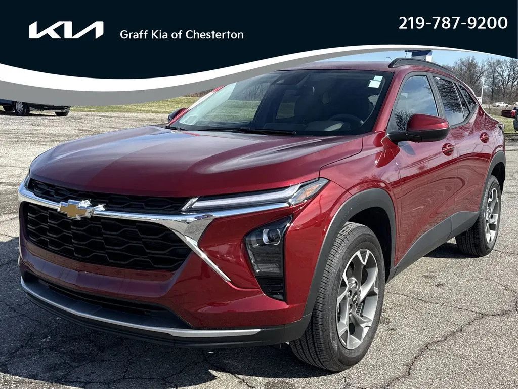 Red 2025 Chevrolet Trax LT for sale in Burns Harbor, IN