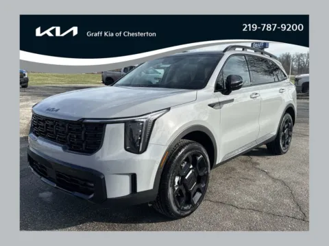 Gray 2026 Kia Sorento X-Line SX for sale in Burns Harbor, IN