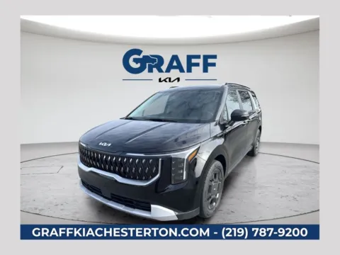 Black 2026 Kia Carnival Hybrid EX for sale in Burns Harbor, IN
