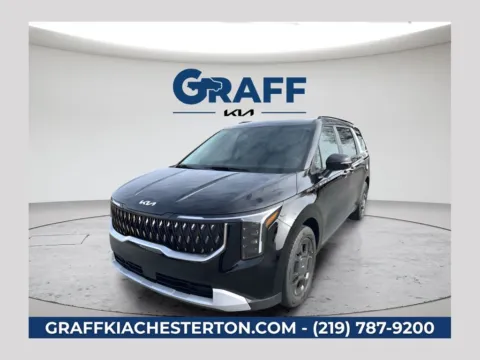 Black 2026 Kia Carnival Hybrid EX for sale in Burns Harbor, IN