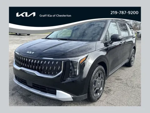 Black 2026 Kia Carnival Hybrid EX for sale in Burns Harbor, IN