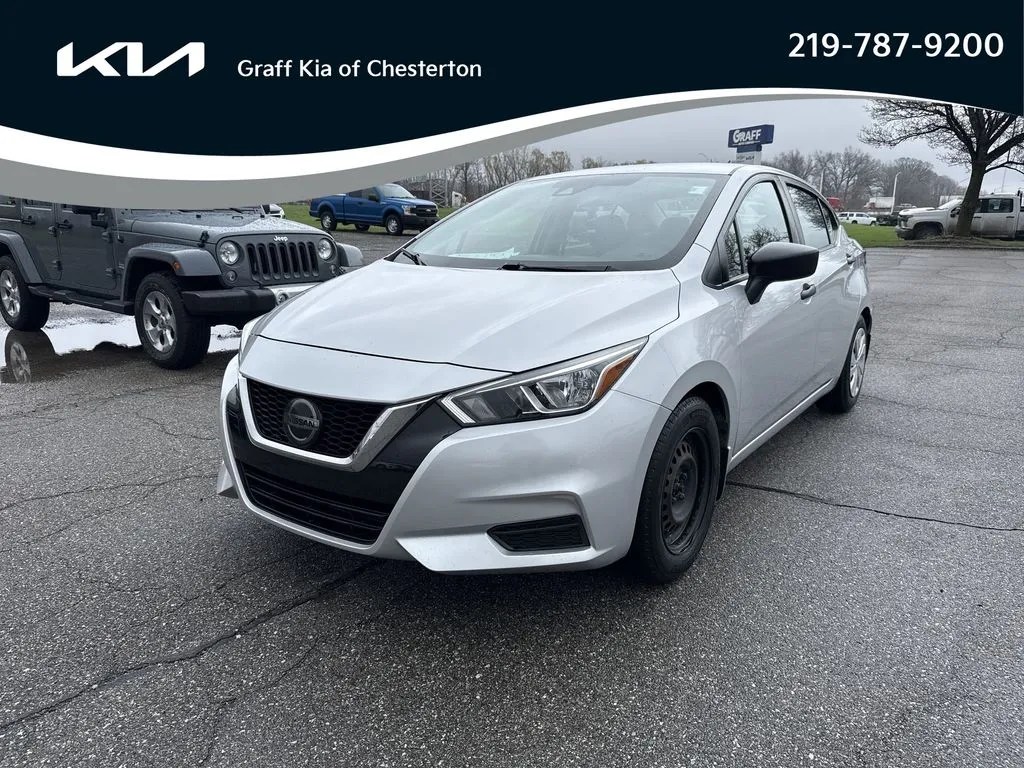 Used 2020 Nissan Versa Sedan S with VIN 3N1CN8DV3LL812521 for sale in Burns Harbor, IN