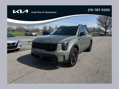 Green 2026 Kia Sorento X-Line SX for sale in Burns Harbor, IN