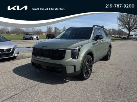 Green 2026 Kia Sorento X-Line SX for sale in Burns Harbor, IN