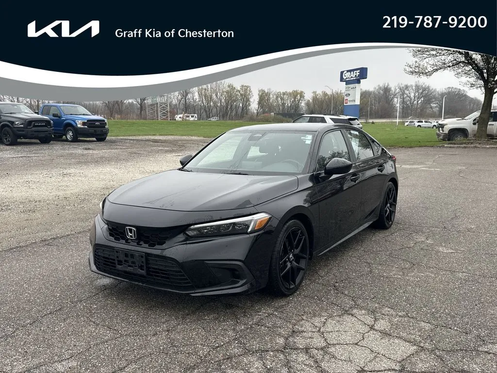 Black 2024 Honda Civic Sport for sale in Burns Harbor, IN