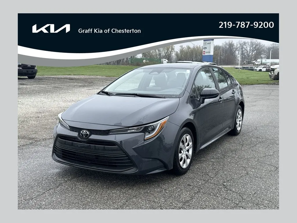 Used 2024 Toyota Corolla LE with VIN 5YFB4MDE0RP130096 for sale in Burns Harbor, IN