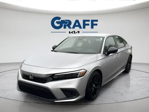 Silver 2024 Honda Civic Sport for sale in Burns Harbor, IN