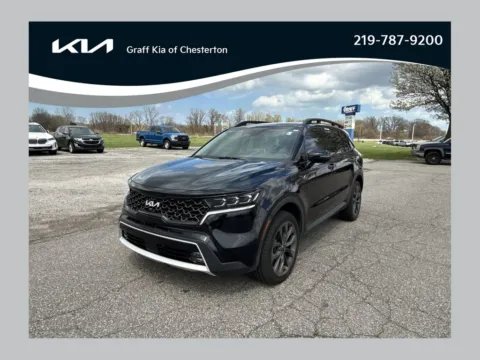 Black 2023 Kia Sorento X-Line SX Prestige for sale in Burns Harbor, IN