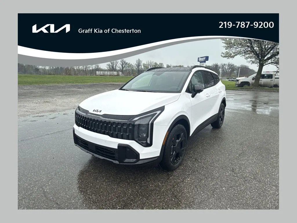 White 2026 Kia Sportage X-Line for sale in Burns Harbor, IN