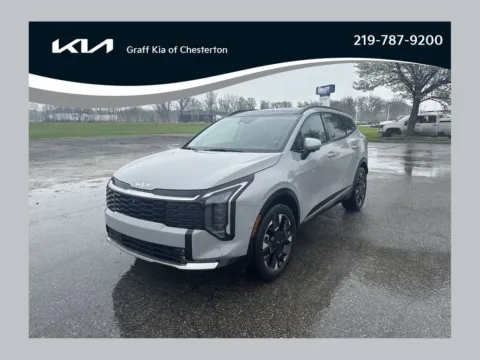 Gray 2026 Kia Sportage Hybrid SX-Prestige for sale in Burns Harbor, IN