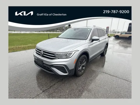 Silver 2022 Volkswagen Tiguan 2.0T SE for sale in Burns Harbor, IN
