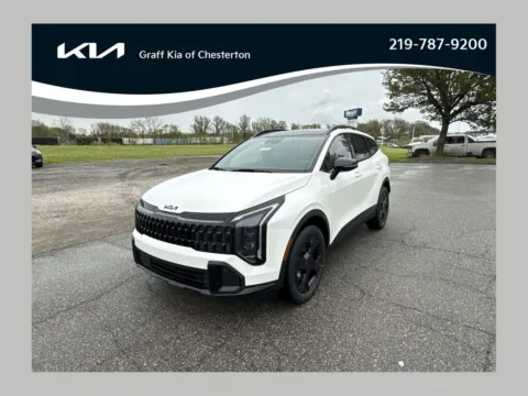 White 2026 Kia Sportage Hybrid X-Line for sale in Burns Harbor, IN