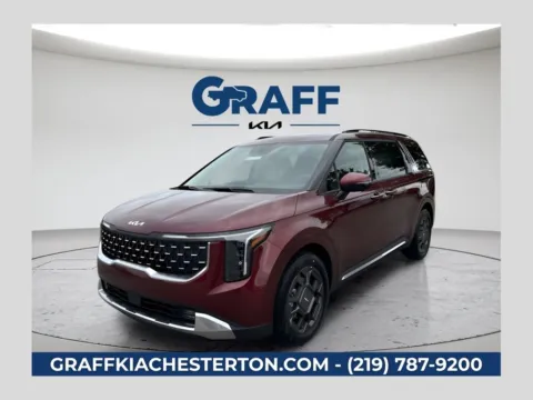 Red 2026 Kia Carnival Hybrid SX for sale in Burns Harbor, IN