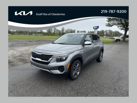 Gray 2023 Kia Seltos LX for sale in Burns Harbor, IN