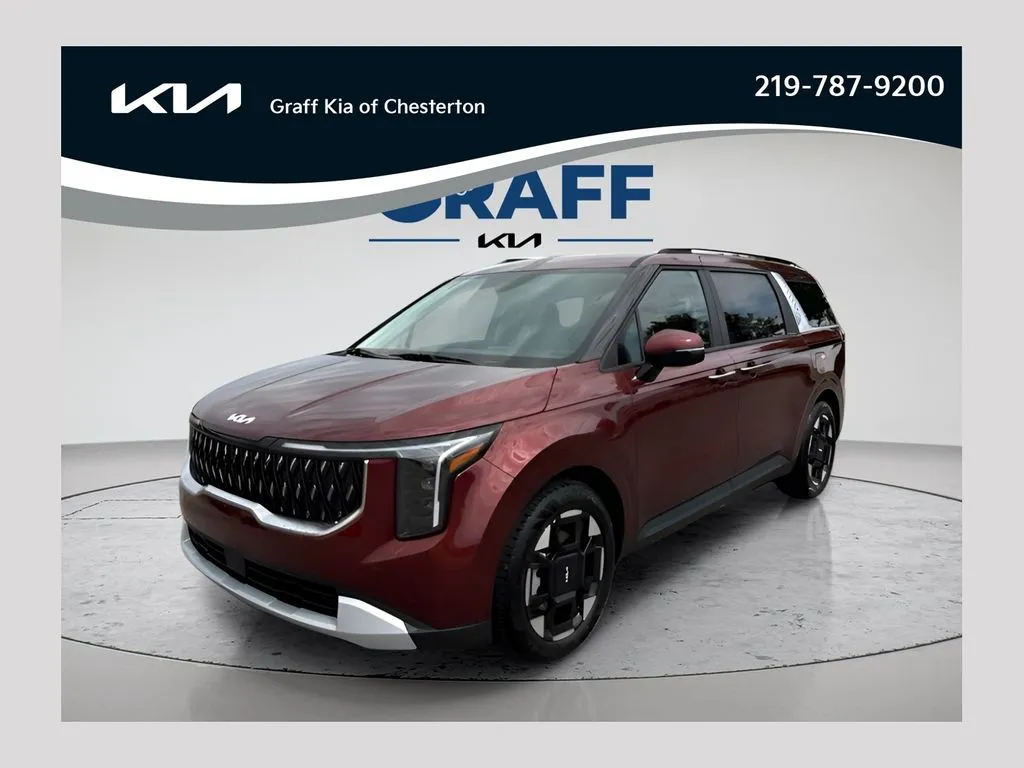 Red 2026 Kia Carnival EX for sale in Burns Harbor, IN