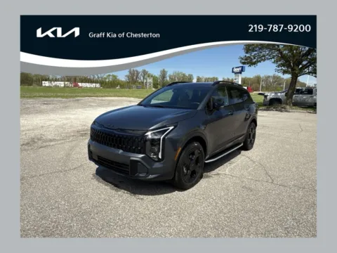 Gray 2026 Kia Sportage Hybrid X-Line for sale in Burns Harbor, IN