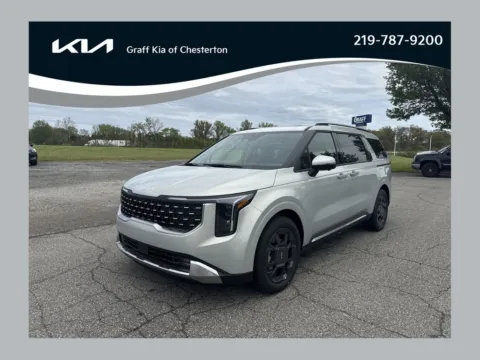 Silver 2026 Kia Carnival Hybrid SX for sale in Burns Harbor, IN