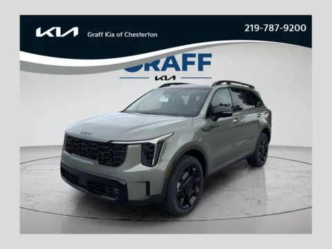 Green 2026 Kia Sorento X-Line EX for sale in Burns Harbor, IN