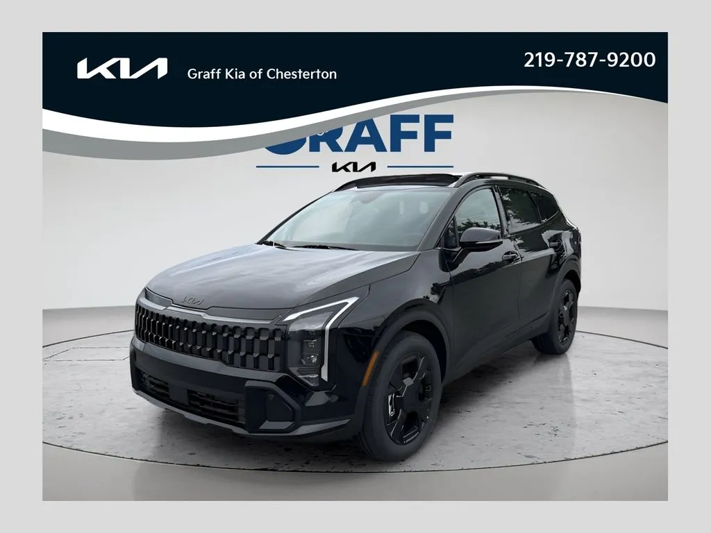 Black 2026 Kia Sportage X-Line for sale in Burns Harbor, IN